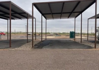 Covered RV Spot at Our Odessa RV Park