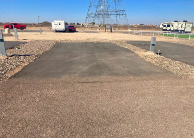 Odessa RV Park Paved Drives and Spots